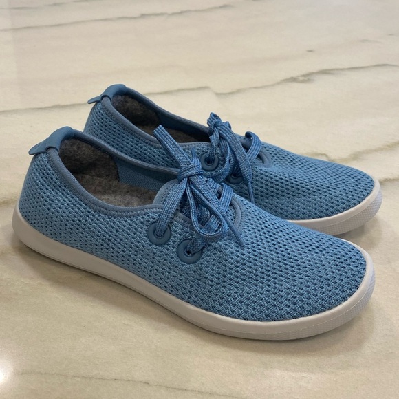 allbirds Shoes - Allbirds Sneakers Size 5 Blue Knit Tree Skippers NWOB